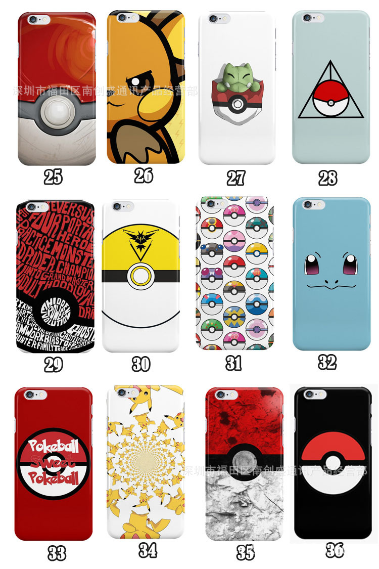 i6plus手機軟殼定製寶可夢goPokemon GO皮卡丘寵物小精靈5S6G浮雕批發・進口・工廠・代買・代購