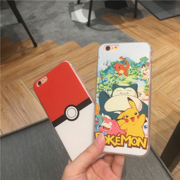 寵物小精靈iphone6s手機殼蘋果6PLUS保護套皮卡丘Pokemon寶可夢go工廠,批發,進口,代購