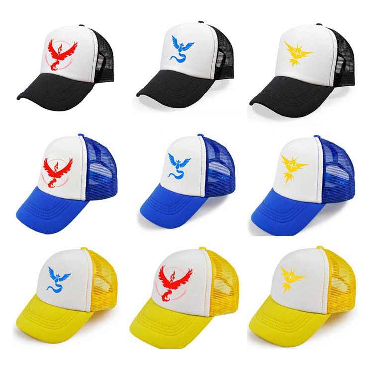 訂做神奇寶貝Pokemon Go寶可夢go寵物小精靈棒球帽子批發工廠,批發,進口,代購