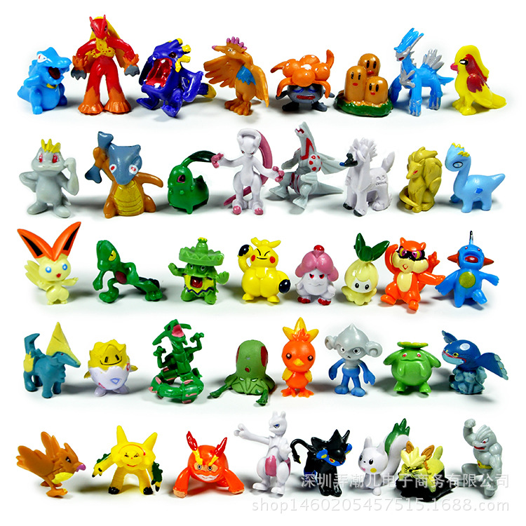 144款神奇寶貝寵物小精靈寶可夢goPOKEMON帶塑料盒子包裝手辦公仔工廠,批發,進口,代購