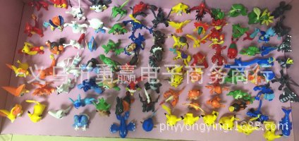 神奇寶貝 寵物小精靈  皮卡丘  4-5cm 100款 小精靈 動漫 批發工廠,批發,進口,代購