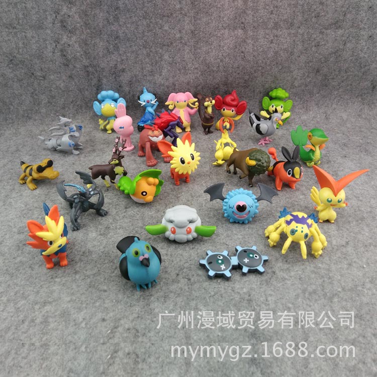 Pokemon 寵物小精靈 寶可夢go 神奇寶貝 27款公仔擺件玩具2-5cm工廠,批發,進口,代購
