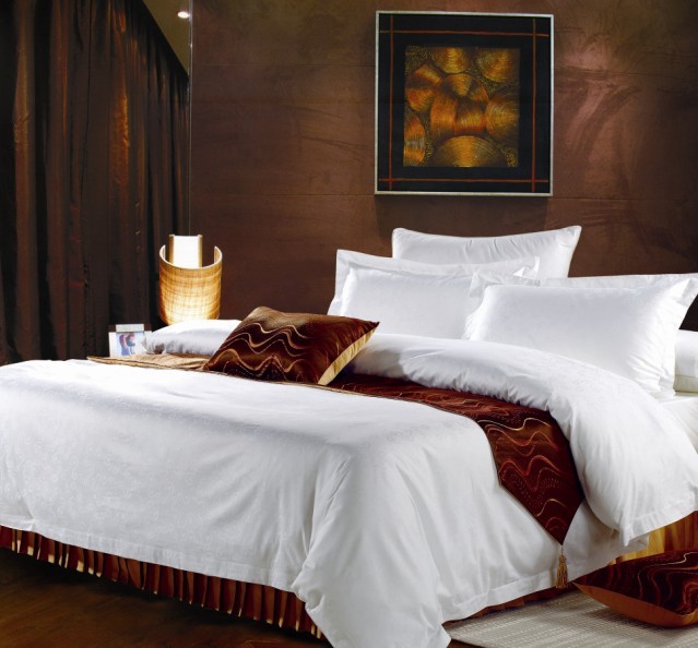 賓館酒店四件套賓館床上用品酒店賓館床墊被套床單枕套批發・進口・工廠・代買・代購
