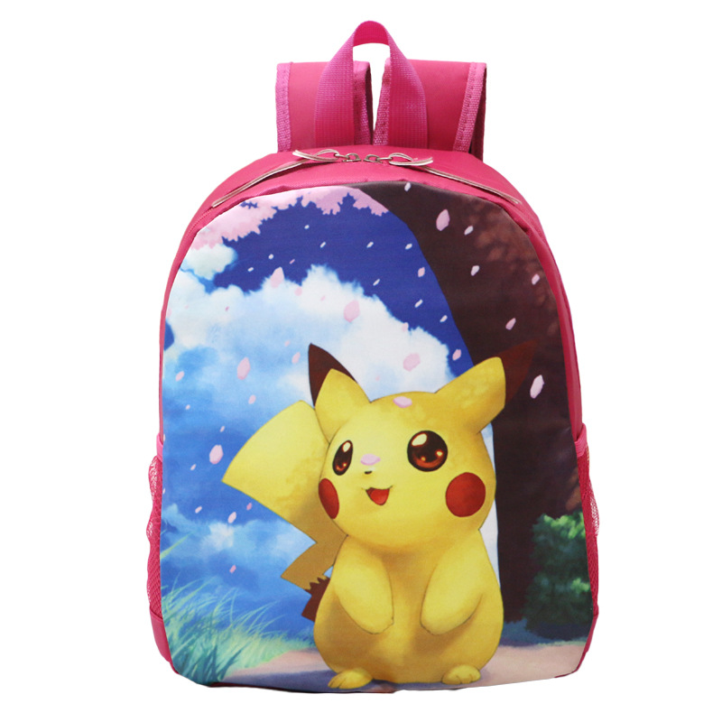Pokemon背包 寵物小精靈書包 神奇寶貝寶可夢go皮卡丘雙肩書包批發・進口・工廠・代買・代購