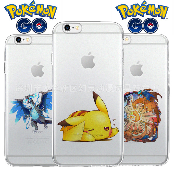 寵物小精靈 手機殼 全透明 神奇寶貝 POKEMON GO寶可夢go 60款批發・進口・工廠・代買・代購