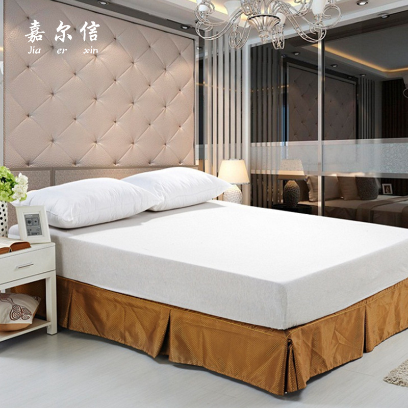 廠傢直銷酒店佈草賓館床上用品床裙定做客房床罩床套工廠,批發,進口,代購