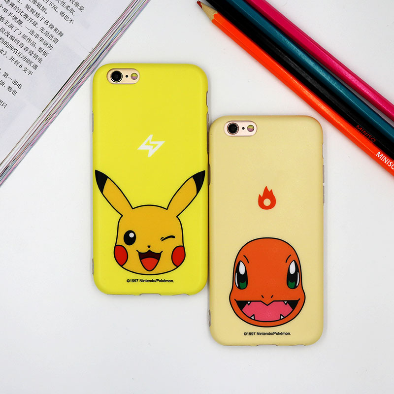 新款全包軟殼寶可夢go蘋果iPhone6s plus手機保護套皮卡丘可掛繩批發・進口・工廠・代買・代購
