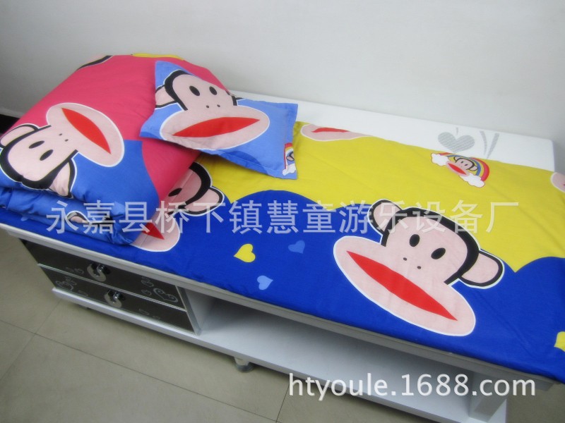 批發幼兒園被子三件套 嬰兒寶寶床棉被 兒童全棉床上用品 新疆棉工廠,批發,進口,代購