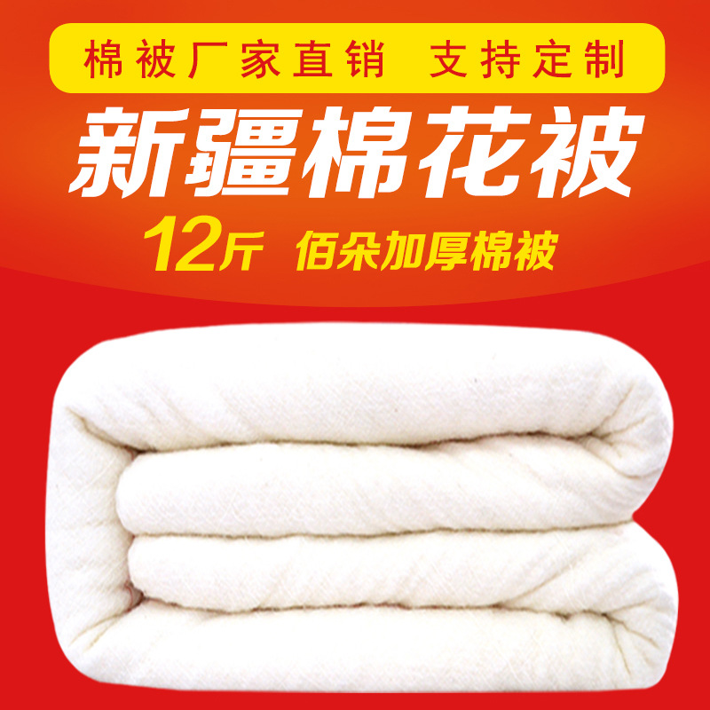 12斤 100%純新疆棉 溫暖過冬 純棉被芯/棉絮/冬被/被胎/單雙人用批發・進口・工廠・代買・代購