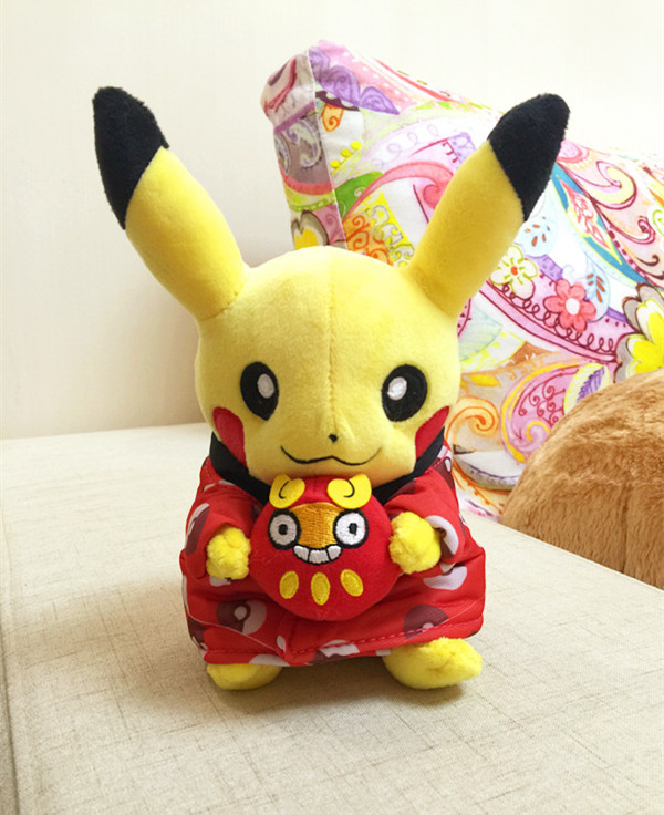 日單寶可夢go 寵物小精靈POKEMON皮卡丘和服系列毛絨公仔 限量版工廠,批發,進口,代購