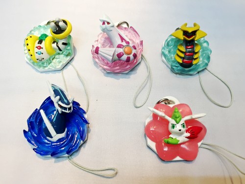 日本正版散貨超人氣5款Pokemon寵物小精靈珍珠鉆石冥王龍扭蛋掛件工廠,批發,進口,代購