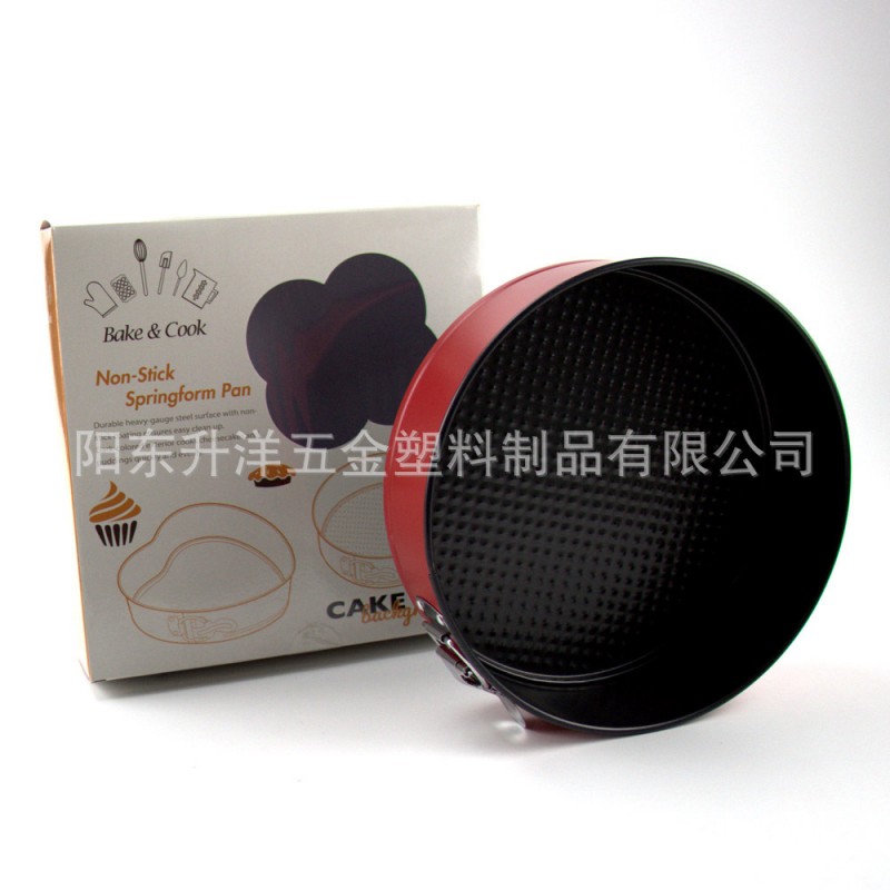不黏活底活扣蛋糕模具9寸圓形慕斯圈 芝士戚風蛋糕模具 烤箱用工廠,批發,進口,代購