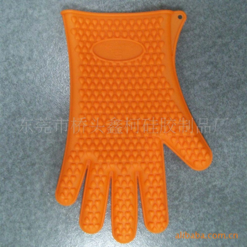 矽膠生產廠商提供廚房用的耐高溫防滑隔熱矽膠手套批發・進口・工廠・代買・代購