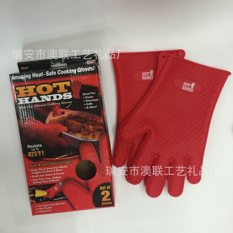 TV產品 矽膠手套 耐高溫 矽膠烘焙工具 微波爐隔熱手套 五指工廠,批發,進口,代購
