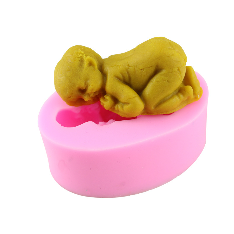 嬰兒寶寶baby翻糖蛋糕模具 果凍模 液態矽膠模具 手工皂烘焙工具批發・進口・工廠・代買・代購