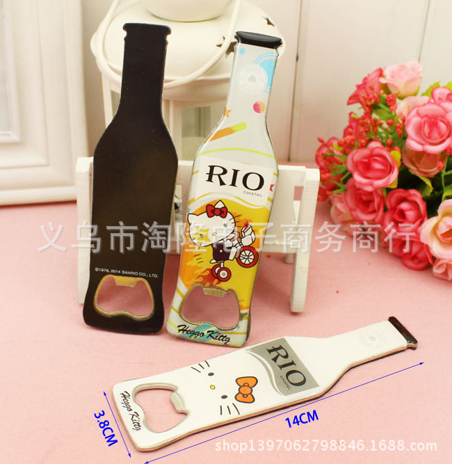Hello kitty RIO 卡通瓶起子 冰箱貼 開瓶器 啤酒開瓶器 瓶起子工廠,批發,進口,代購
