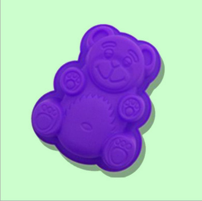 廠傢直銷精美矽膠小熊蛋糕模 食品級矽膠動物蛋糕模 款式可定製批發・進口・工廠・代買・代購
