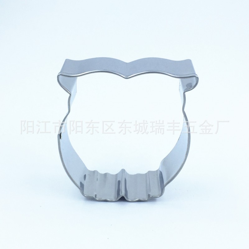 復活節 貓頭鷹 不銹鋼餅乾模 水果切 烘焙工具 翻糖模具批發・進口・工廠・代買・代購