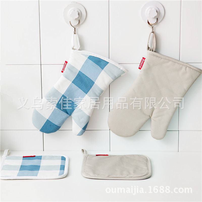 廠傢工藝微波爐手套 印花手套 燒烤手套 加厚韓版手套 可印logo工廠,批發,進口,代購