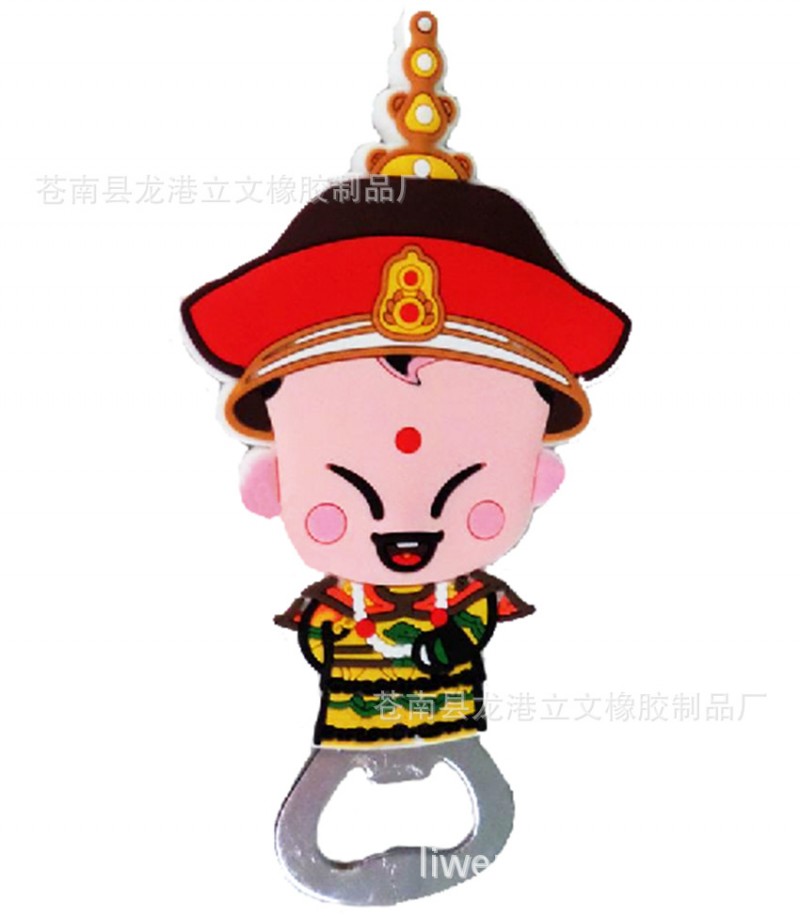 創意廚房冰箱貼開瓶器 矽膠多功能卡通開瓶器磁鐵冰箱貼現貨批發工廠,批發,進口,代購