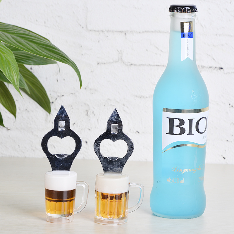 美式復古創意個性酒吧迷你啤酒開瓶器擺件傢居冰箱磁貼裝飾品擺設批發・進口・工廠・代買・代購