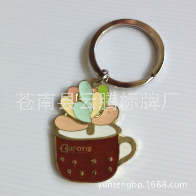廠傢定做金屬印刷滴膠鑰匙扣 個性異形鑰匙扣 高檔外貿鑰匙扣掛件工廠,批發,進口,代購