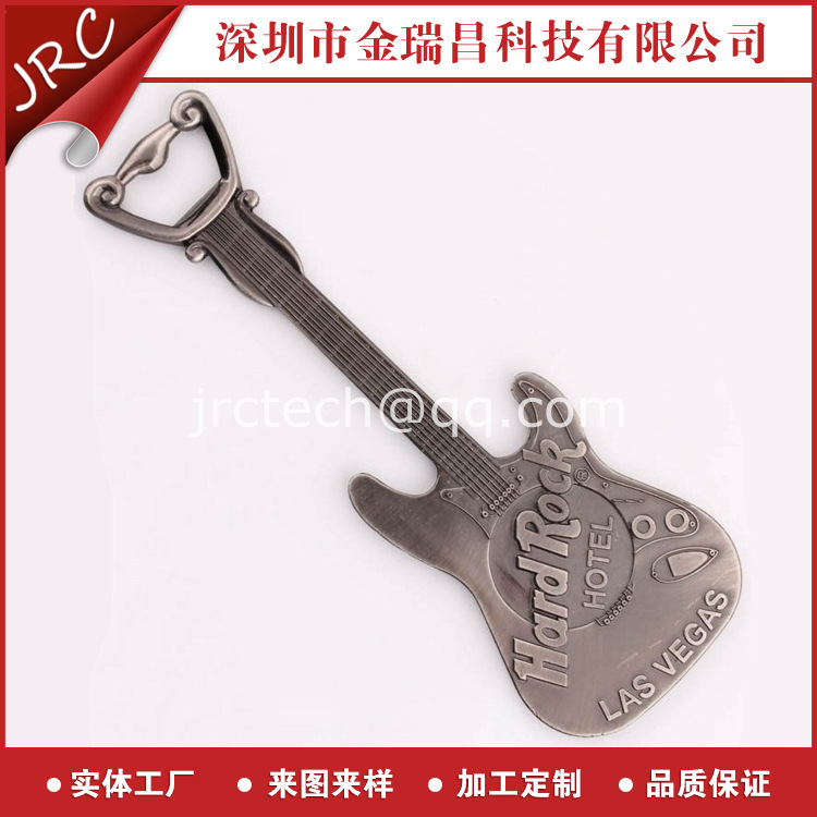 強力推薦 創意鋅合金吉他開瓶器 時尚歐美風外貿工藝品專業定製批發・進口・工廠・代買・代購