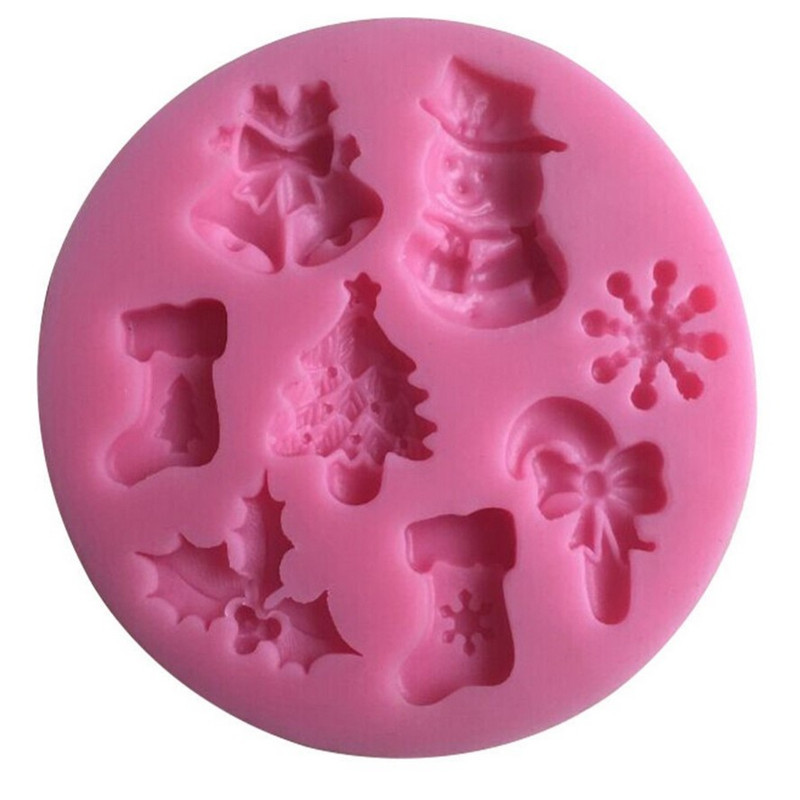 聖誕系列造型DIY手工皂矽膠模具巧克力翻糖蛋糕模具批發烘焙工具工廠,批發,進口,代購