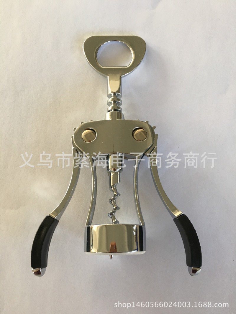 鋅合金不銹鋼電鍍色 紅酒開瓶器 開紅酒廚房工具廠傢直銷批發・進口・工廠・代買・代購