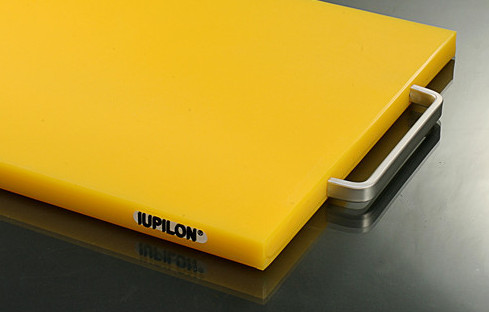 IUPILON 傢庭塑料菜板全鋁把手黃色砧板環保菜板30*40*3CM (黃色)批發・進口・工廠・代買・代購