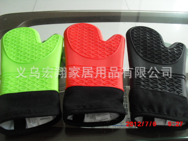 廠傢直銷 烤箱專用微波爐手套 矽膠隔熱手套  價格便宜 大量生產工廠,批發,進口,代購