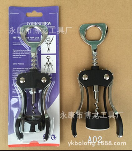 紅酒開瓶器，經典開瓶器，啟瓶器（表麵噴軟塑膠，手感好，高檔）工廠,批發,進口,代購