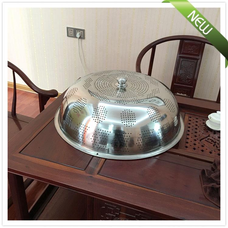 【廠價直銷批發】不銹鋼無磁足碼菜罩 沖孔加厚防蒼蠅足尺食物罩批發・進口・工廠・代買・代購