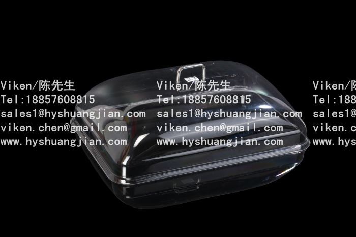 雙劍塑業 餐蓋 食物罩 高透明 高強度 方形8寸 SG-8075 廠傢直銷工廠,批發,進口,代購