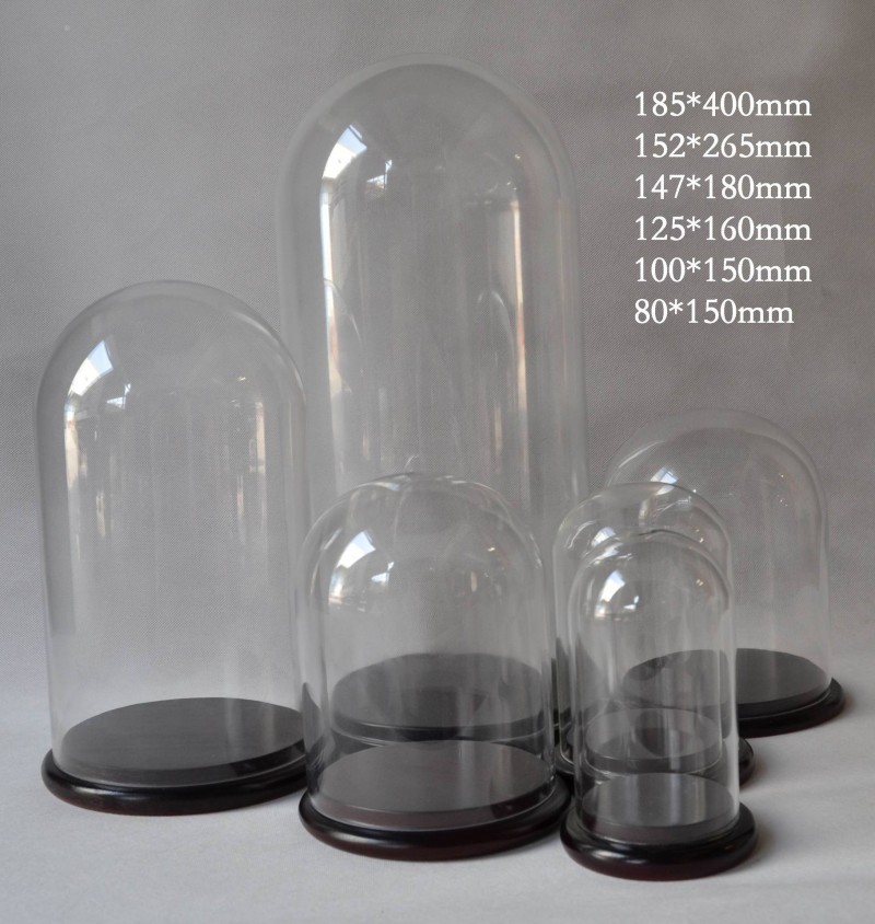 三件套Ｕ型透明玻璃鐘罩擺件批發・進口・工廠・代買・代購