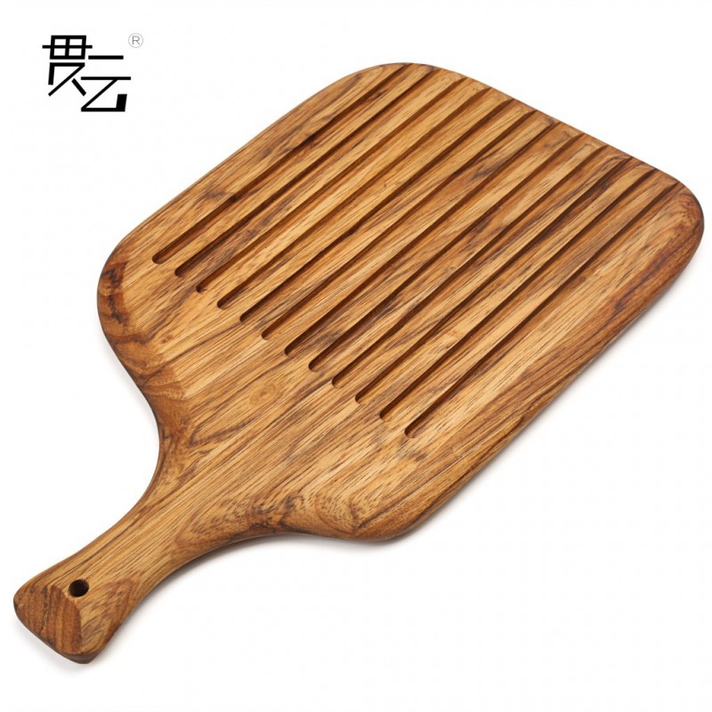 貫雲創意廚房傢居 帶手柄木質熟食麵包板 切麵包實木案板 木菜板批發・進口・工廠・代買・代購