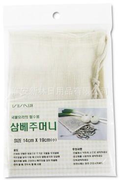 韓國【VIVALDI】高品質 苧麻過濾袋（小）實用方便批發・進口・工廠・代買・代購