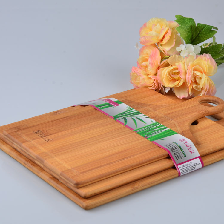 新款高級竹製砧板 天然抗菌帶導水槽碳化拼版竹菜板 高級廚具批發・進口・工廠・代買・代購