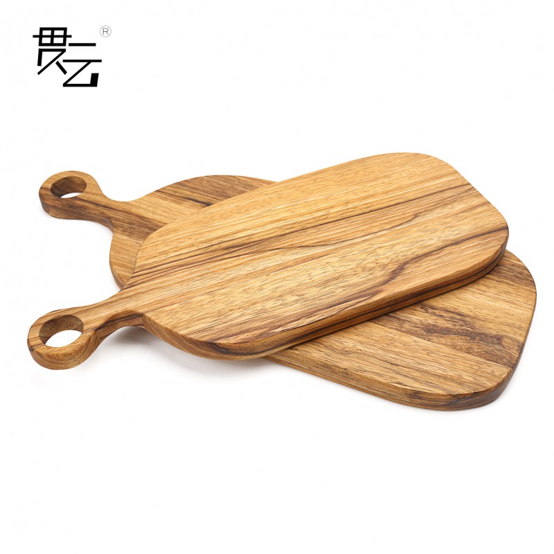 貫雲創意廚房傢居 帶手柄木質熟食麵包板 烘焙點心案板 烘焙周邊批發・進口・工廠・代買・代購