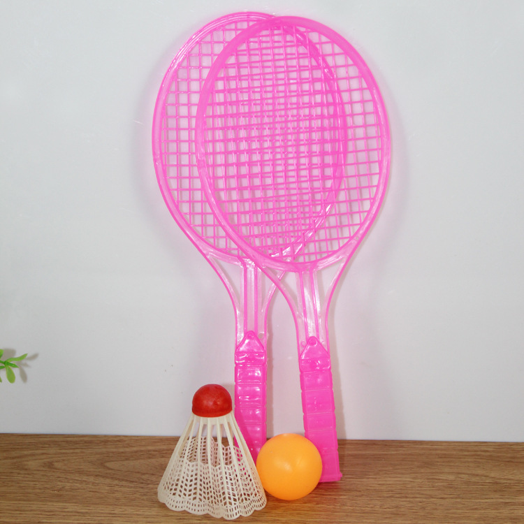 批發親子遊戲床上 玩具塑料網球拍 帶有乒乓球 羽毛球批發・進口・工廠・代買・代購
