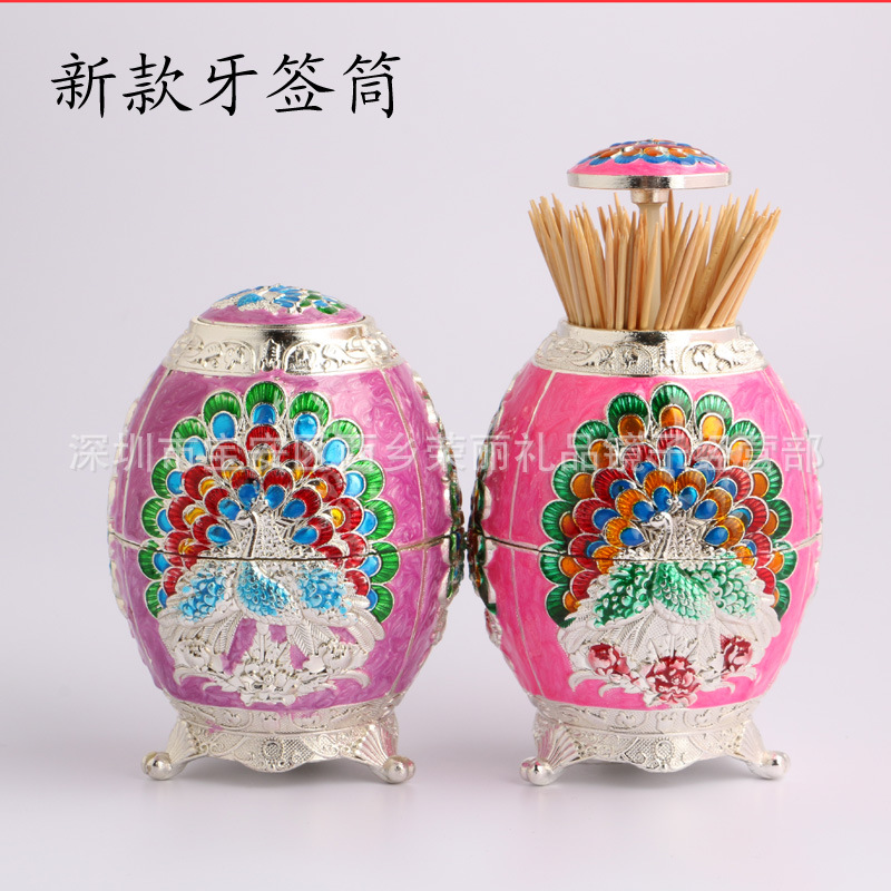 高檔金屬牙簽筒創意傢居禮品 按壓牙簽盅使用方便 自動牙簽筒批發批發・進口・工廠・代買・代購