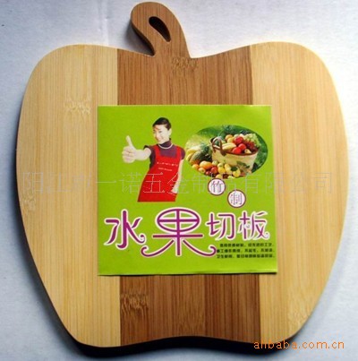 A-003AE蘋果造型木菜板竹菜板砧板廚具,造形板,卡通菜板,水果板工廠,批發,進口,代購