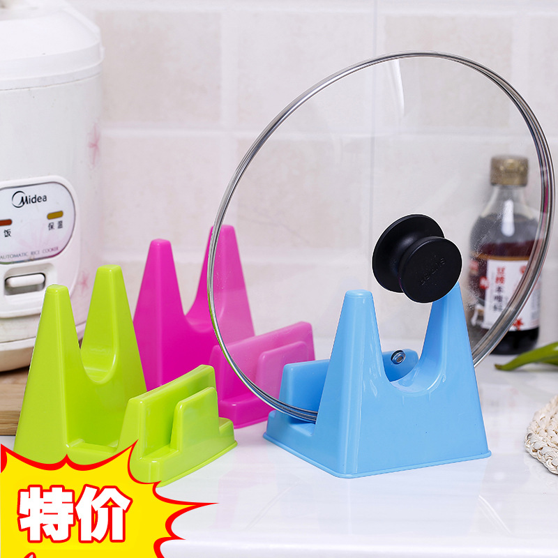 C7-04多用途帶瀝水槽鍋蓋架 廚房用品塑料砧板架 刀架菜板架工廠,批發,進口,代購