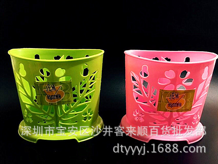 廠傢直銷 塑料2格筷籠 筷子盒 筷子筒縷空瀝水筷子物架 量大價優工廠,批發,進口,代購