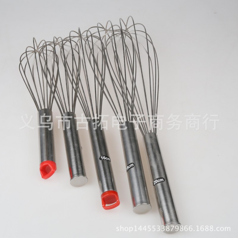 不銹鋼打蛋器攪拌器8寸中號手持蛋抽廚房烘焙工具傢用手動打蛋器批發・進口・工廠・代買・代購