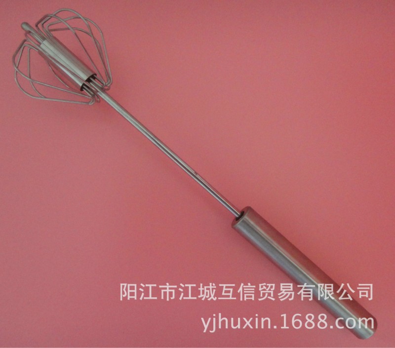 供應半自動旋轉不銹鋼打蛋器 手壓旋轉式雞蛋 麵粉攪拌器批發・進口・工廠・代買・代購