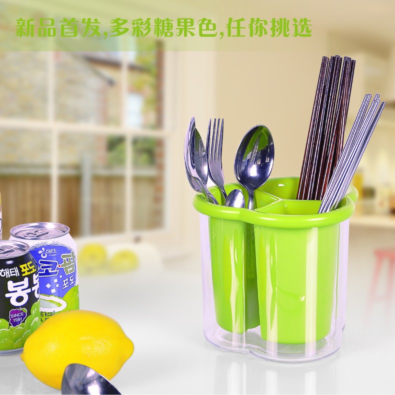 麥寶隆 衛生時尚餐具籠筷子架 三格筷子籠筷子筒帶瀝水架MBL-0500工廠,批發,進口,代購