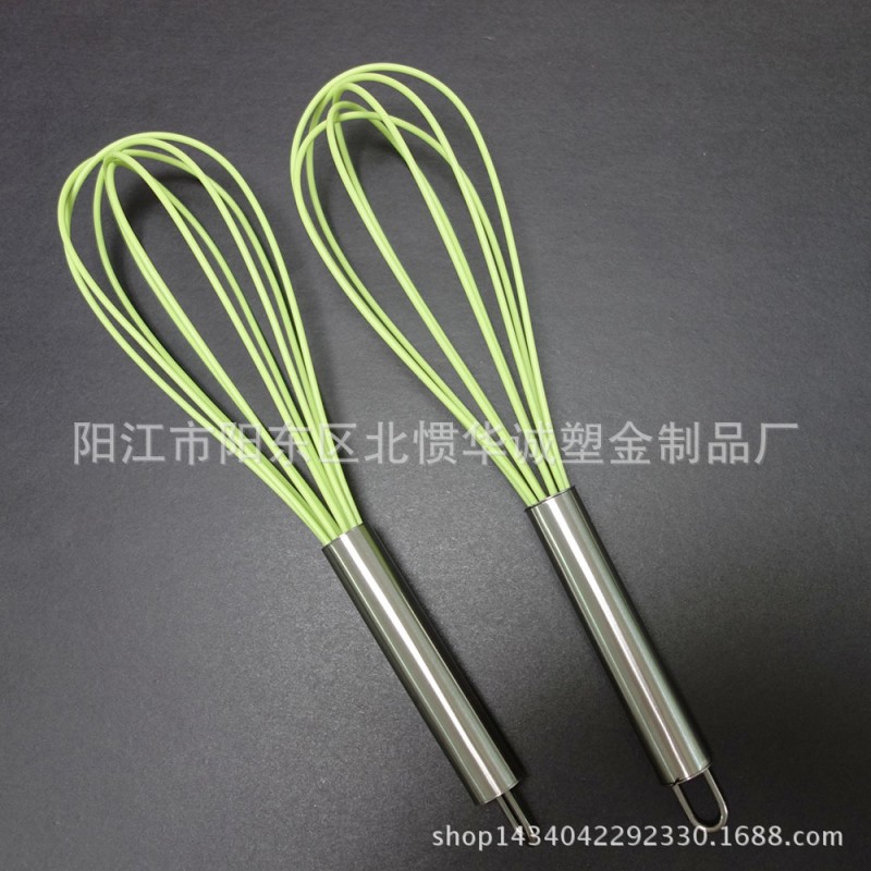 廠傢供應11寸環保彩色矽膠手動打蛋器工廠,批發,進口,代購