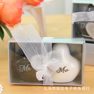 結婚回禮先生小姐調味罐 個性婚慶回禮創意用公司活動禮物品批發工廠,批發,進口,代購