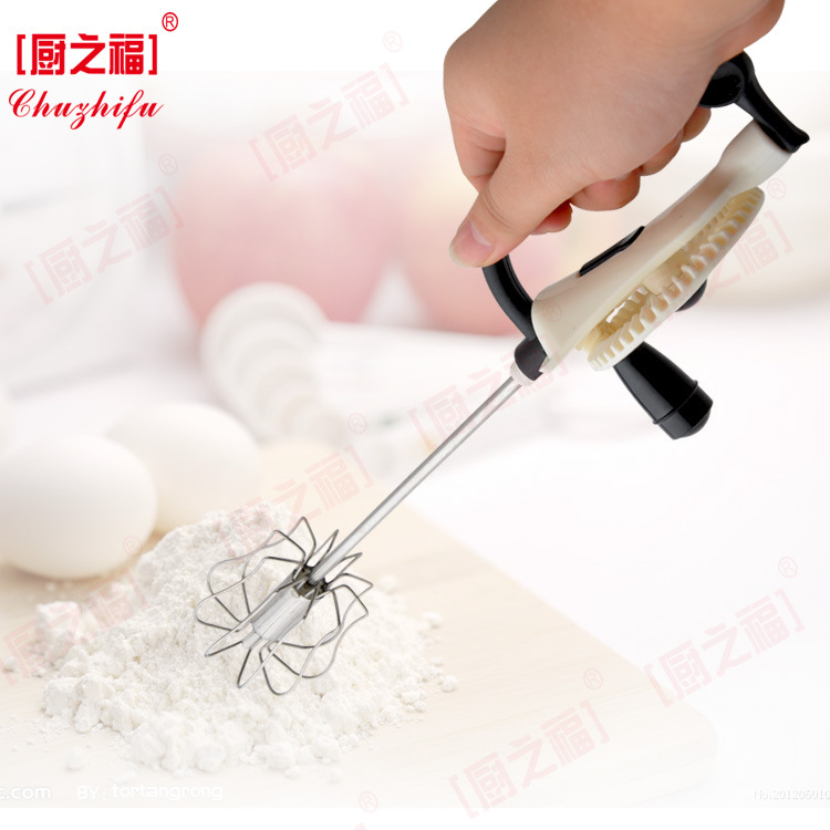 廚之福不銹鋼傢用手動打蛋器 雞蛋奶油攪拌器 烘焙必備工具禮品工廠,批發,進口,代購